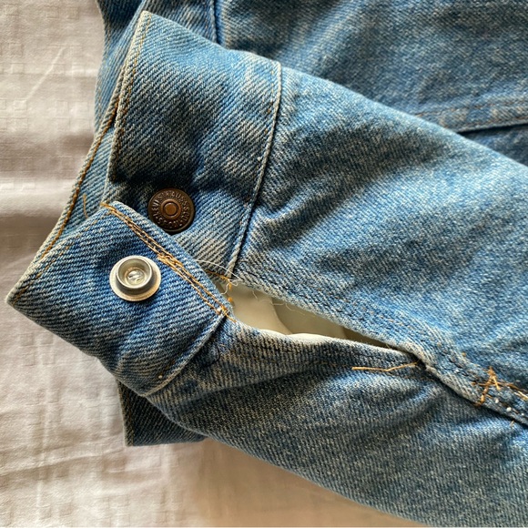 Vintage 70’s Levi’s Sherpa Denim Trucker Jacket - Picture 11 of 16